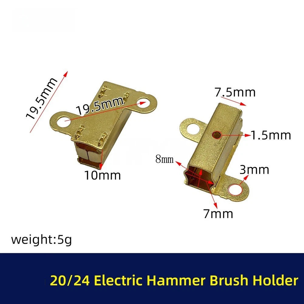 Carbon Brush Replacement for Electric Hammer (20V, 24V)