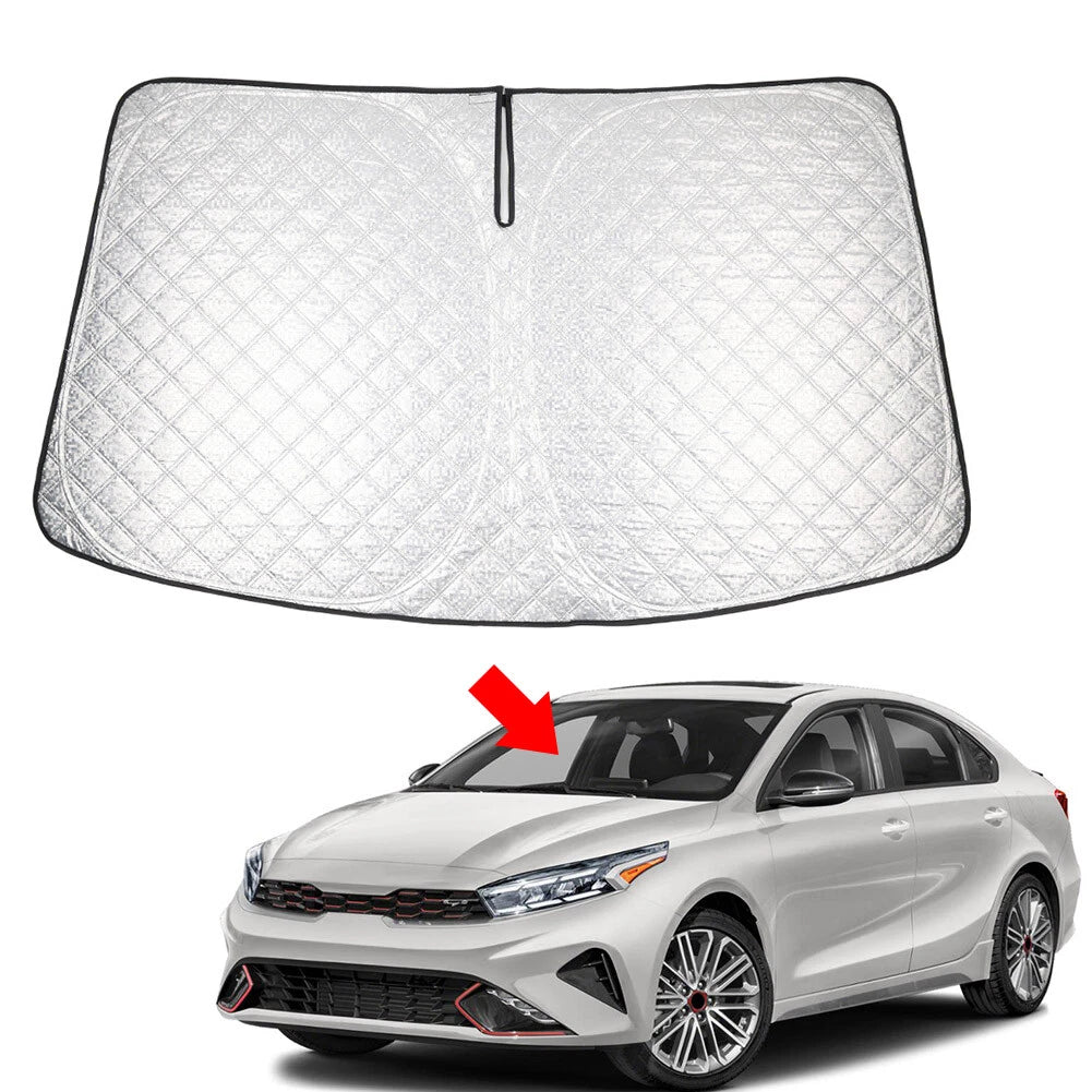 Foldable Windshield Sun Shade for Kia Forte (2019–2024)