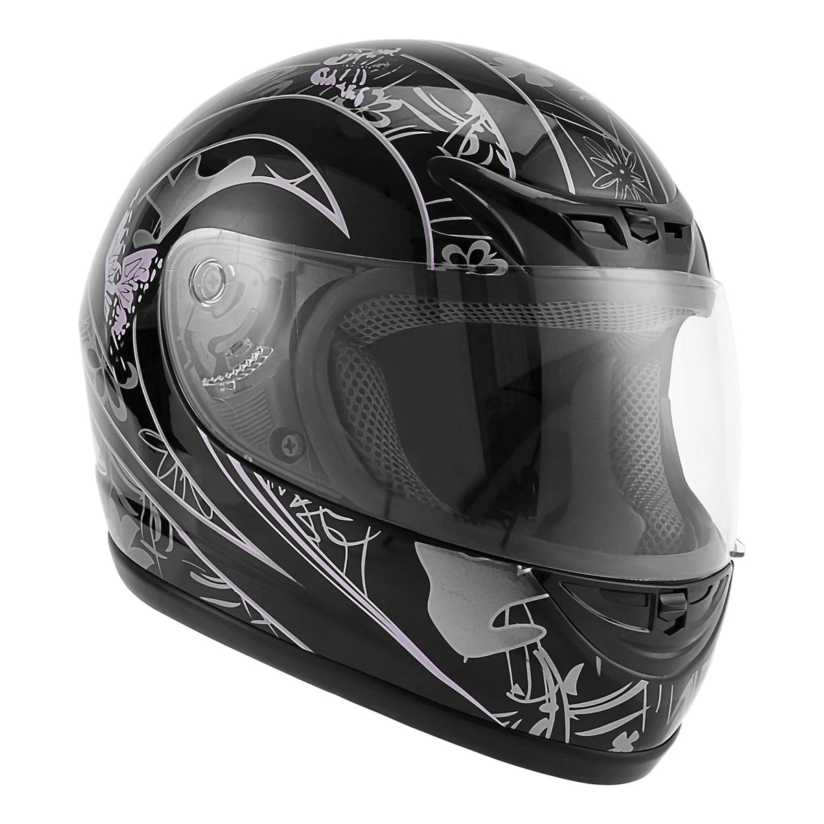 Full Face Motorcycle Helmet for DOT Approved (S, M, L, XL)