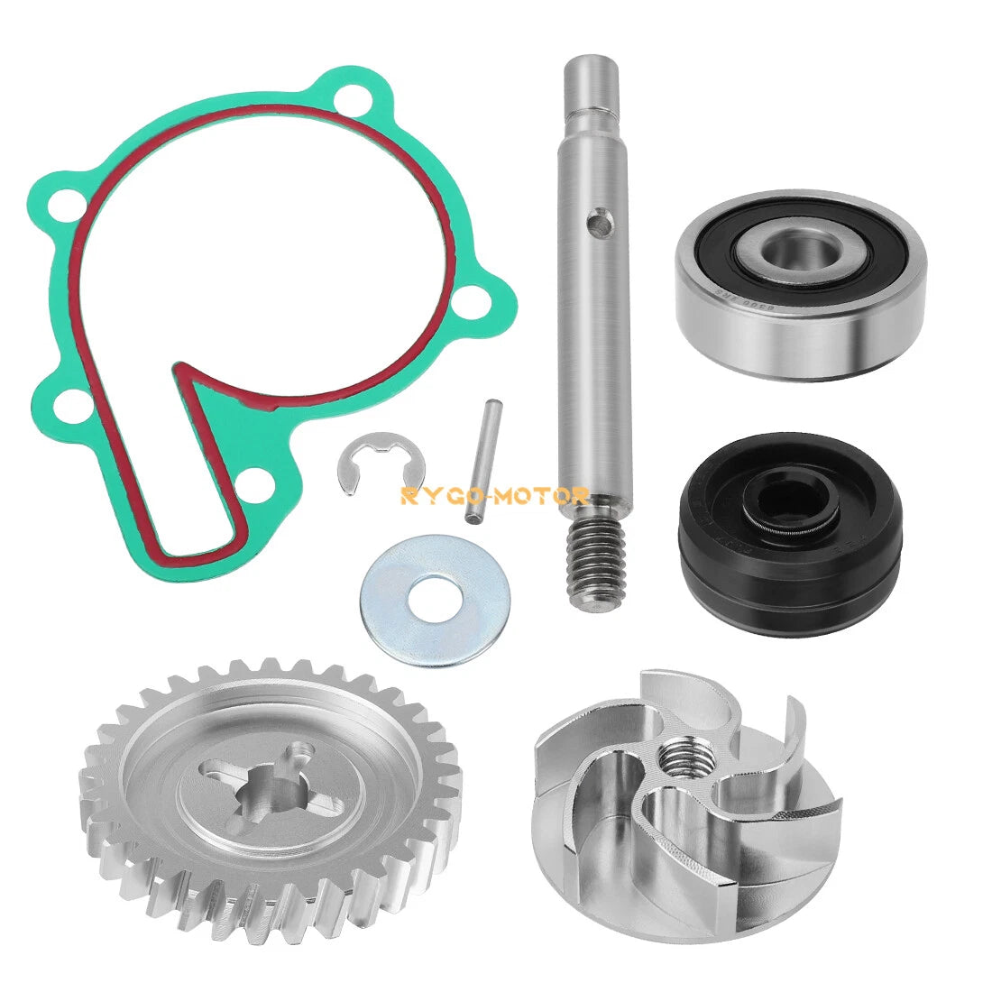 Water Pump Impeller Gear Bearing Seal Kit for Yamaha Banshee 350 (1987–2006)