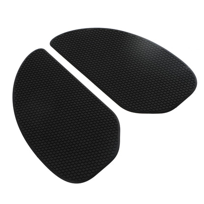 2X Side Tank Traction Grip Pads for Cafe Racer Custom Bobber Chopper T9