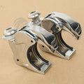 41mm Windshield Clamps for Harley Softail Custom Night Train (1988–2013) Chrome