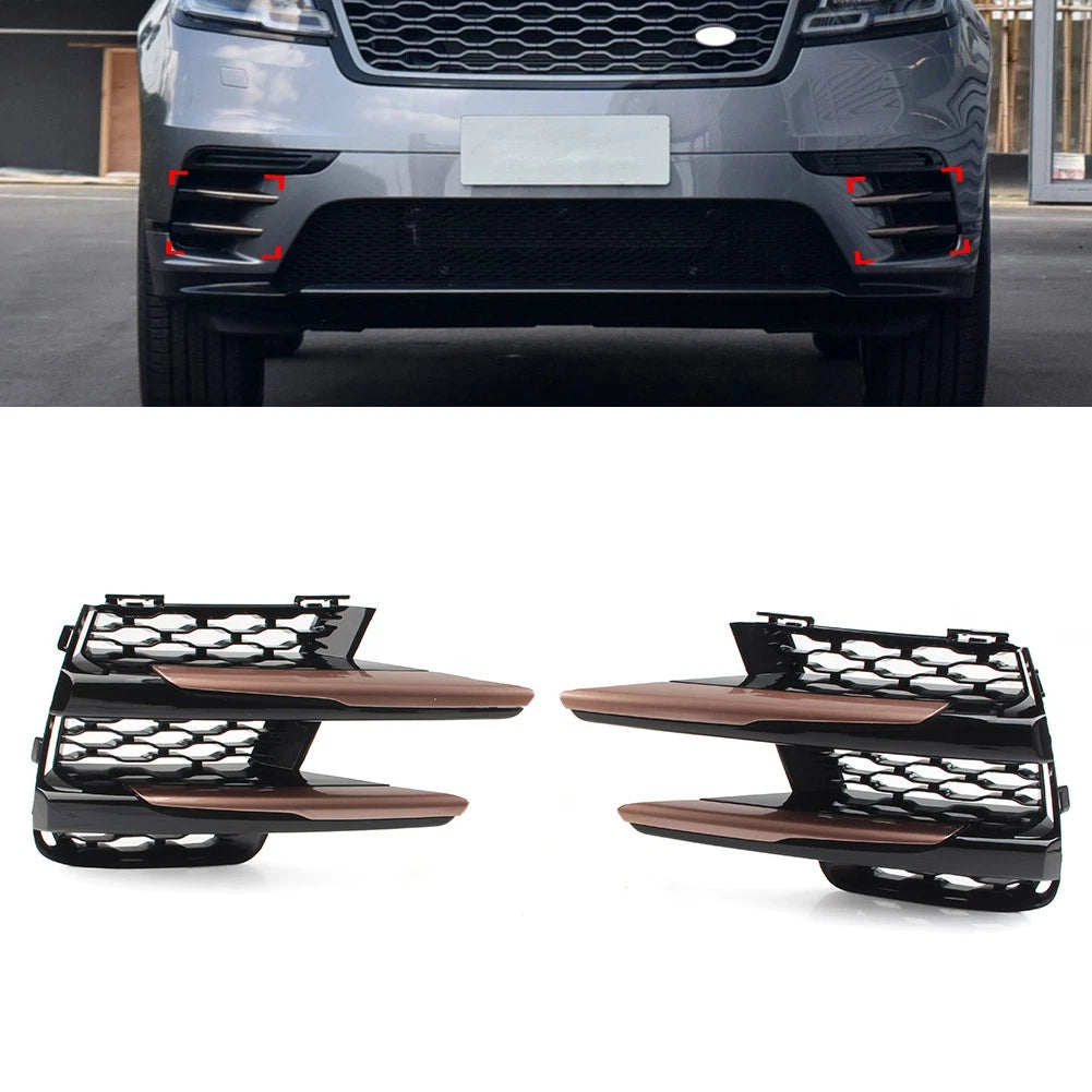 1 Pair Fog Lamp Grille Cover for Land Rover Range Rover Velar (2017–2022)