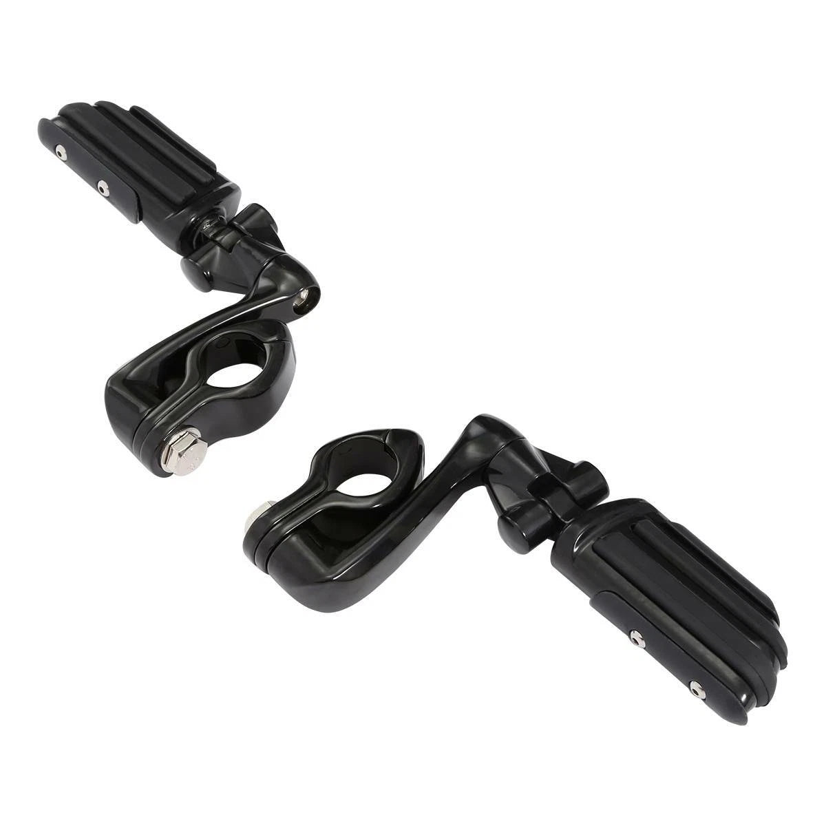 1 1/4" Engine Guard Highway Footpegs for Motorcycle (Adjustable)