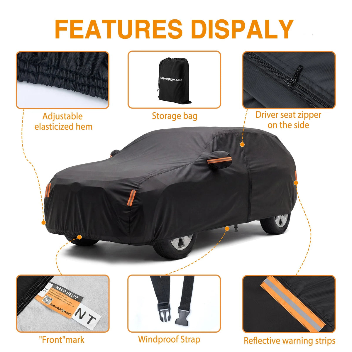 Heavy Duty Waterproof Car Cover for Ford Expedition (1997–2023)