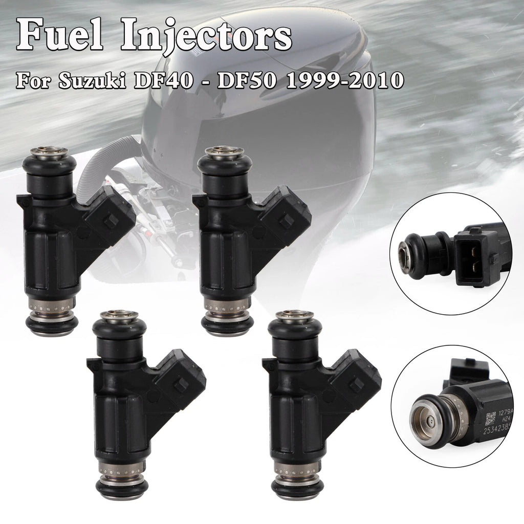 Set of 4 Fuel Injectors for Mercury Marine EFI 30-60 HP (T9) (2010–2023)