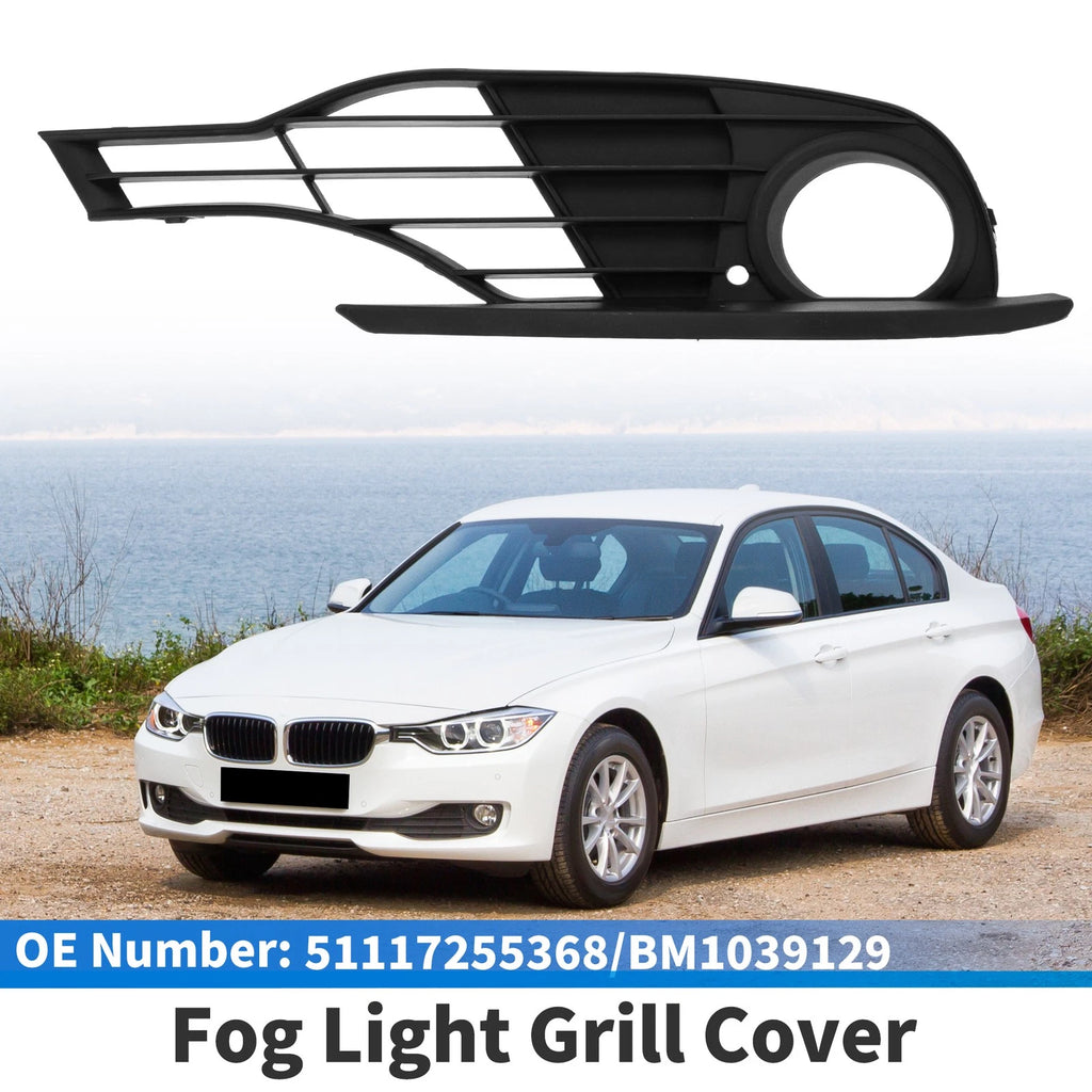 Front Right Fog Light Grille Replacement for BMW 328i (2012–2015) ABS