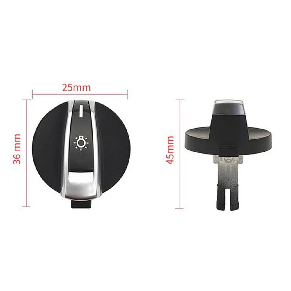 Front Headlight Control Switch Knob for BMW 5 6 7 Series X3 X4 M5 M6 (2000–2023)