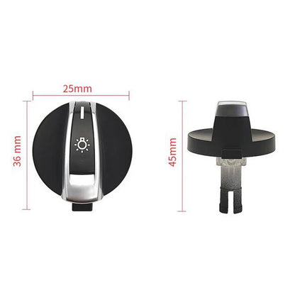 Front Headlight Control Switch Knob for BMW 5 6 7 Series X3 X4 M5 M6 (2000–2023)