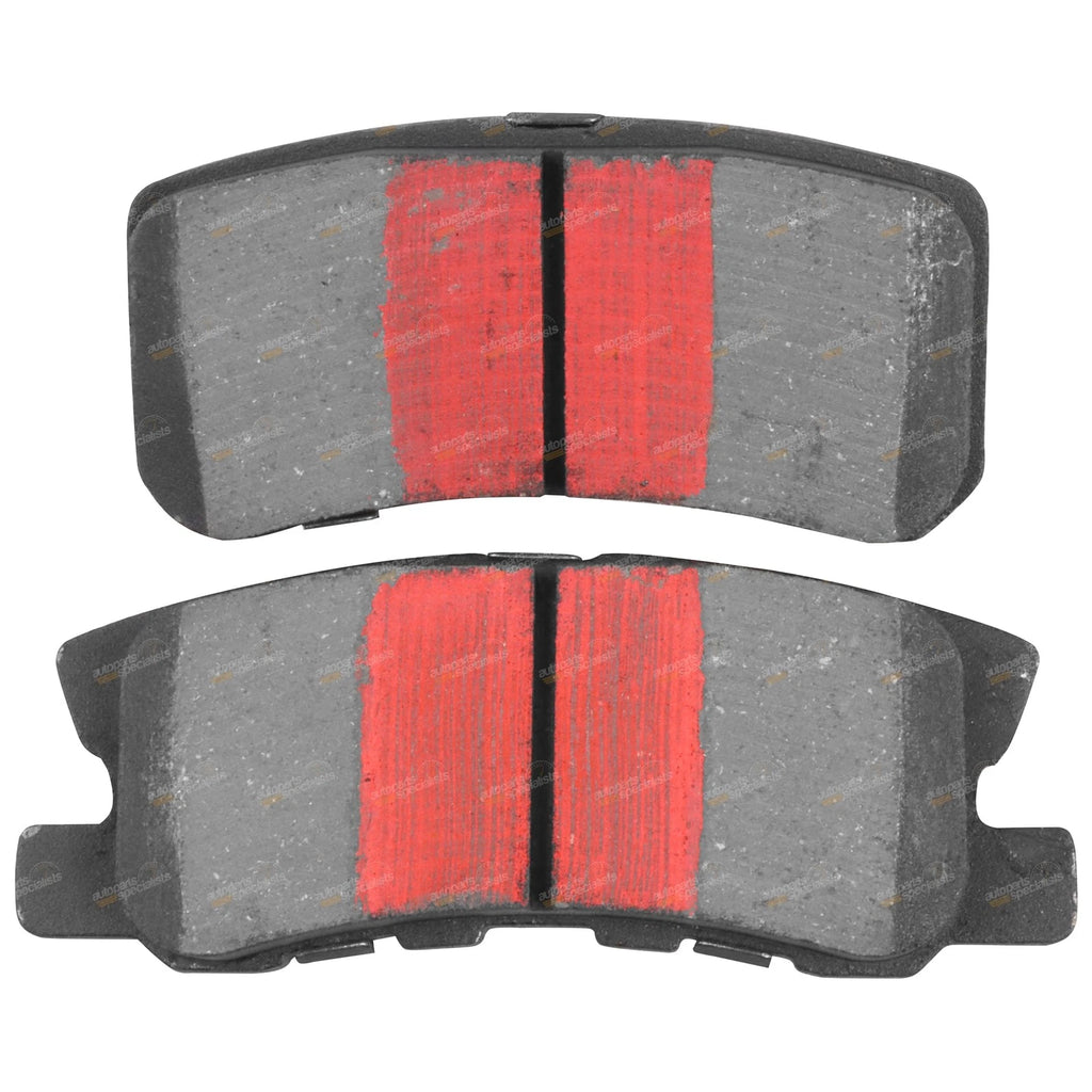 Rear Disc Brake Pad Set for Dodge Avenger (2007–2010) 302mm Disc