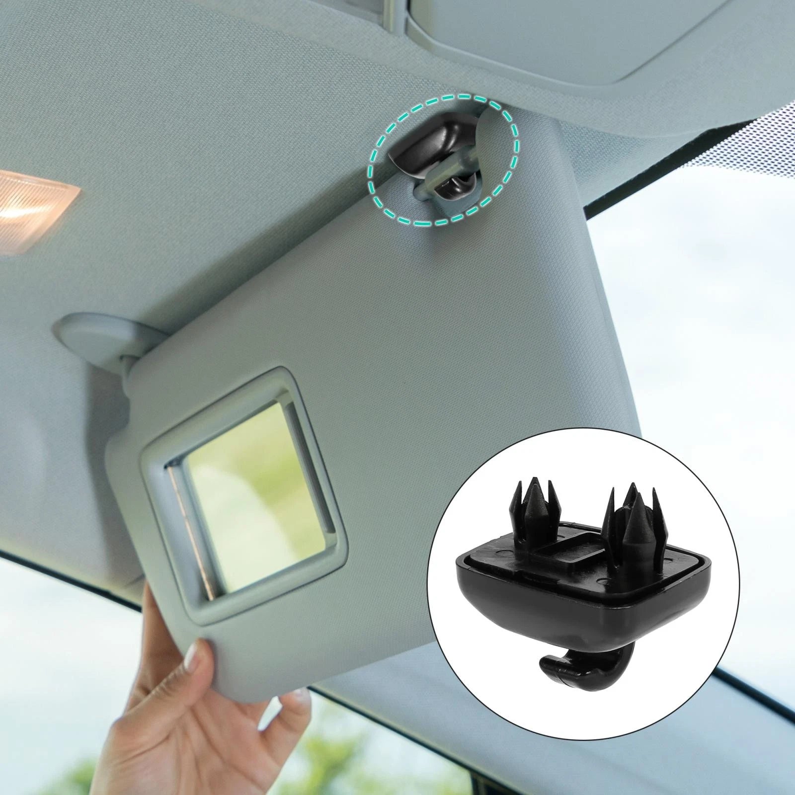 Sun Visor Hook Clip Retainer Replacement for Audi RS4 (2007–2008)