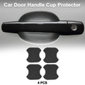 Car Door Handle Scratch Protector for Universal Vehicles (91x93mm, Matte Black)