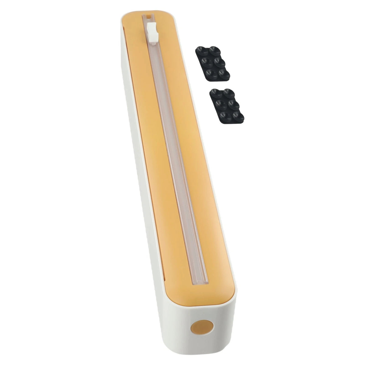 Cling Film Cutter with Suction Cup Base for Kitchen Use