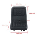 Universal High Back Mower Seat for Lawn Tractor (Black)