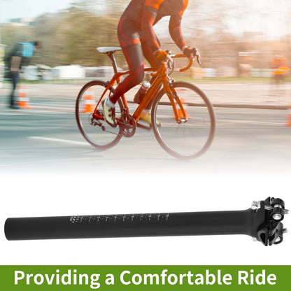 Bike Seat Post 27.2mm x 300mm Adjustable Angle Carbon Fiber