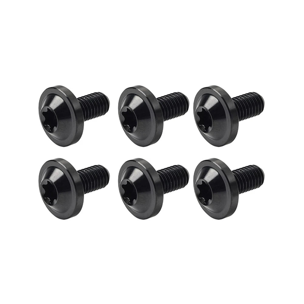 6X M6x10mm Titanium Alloy Torx Head Bolts for Motorcycle