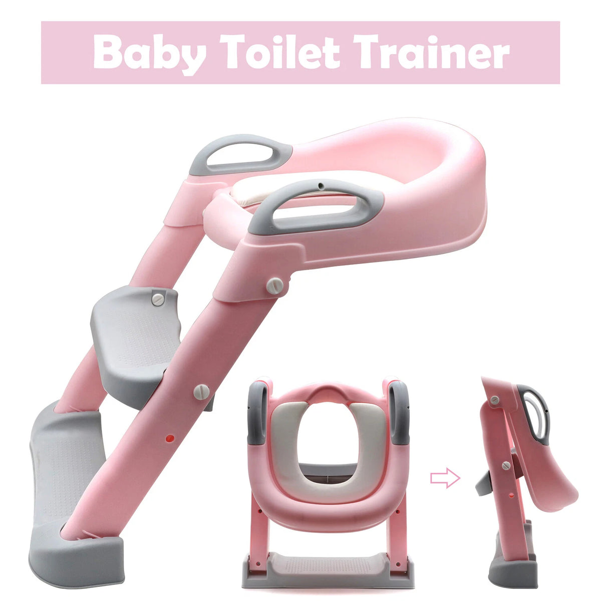 Toddler Potty Training Seat Ladder for Kids (Infant)