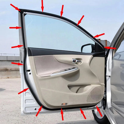 Rubber Front Left Door Seal Weatherstrip for Toyota Corolla (2007–2011)