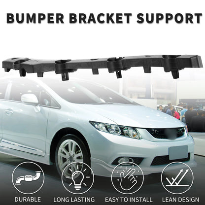 Left Rear Bumper Retainer Bracket for Nissan Versa (2020–2022) ABS Black