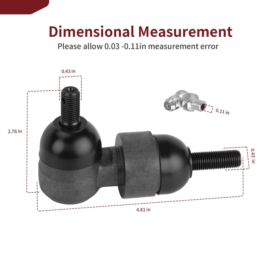 Steering Rack Ball Joint for EZGO Medalist TXT Golf Carts (1994–2001.5) 70192-G01