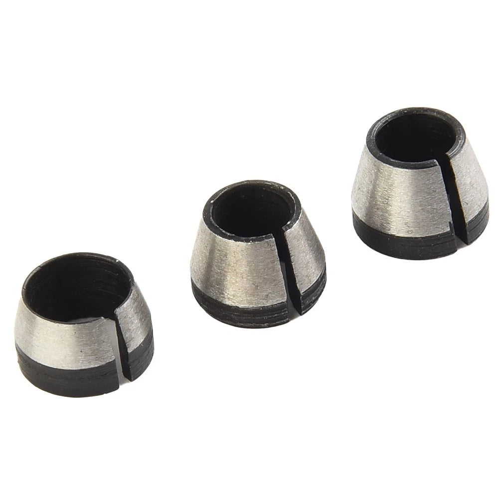 Collet Chuck Set for Power Tools (6mm, 6.35mm, 8mm)