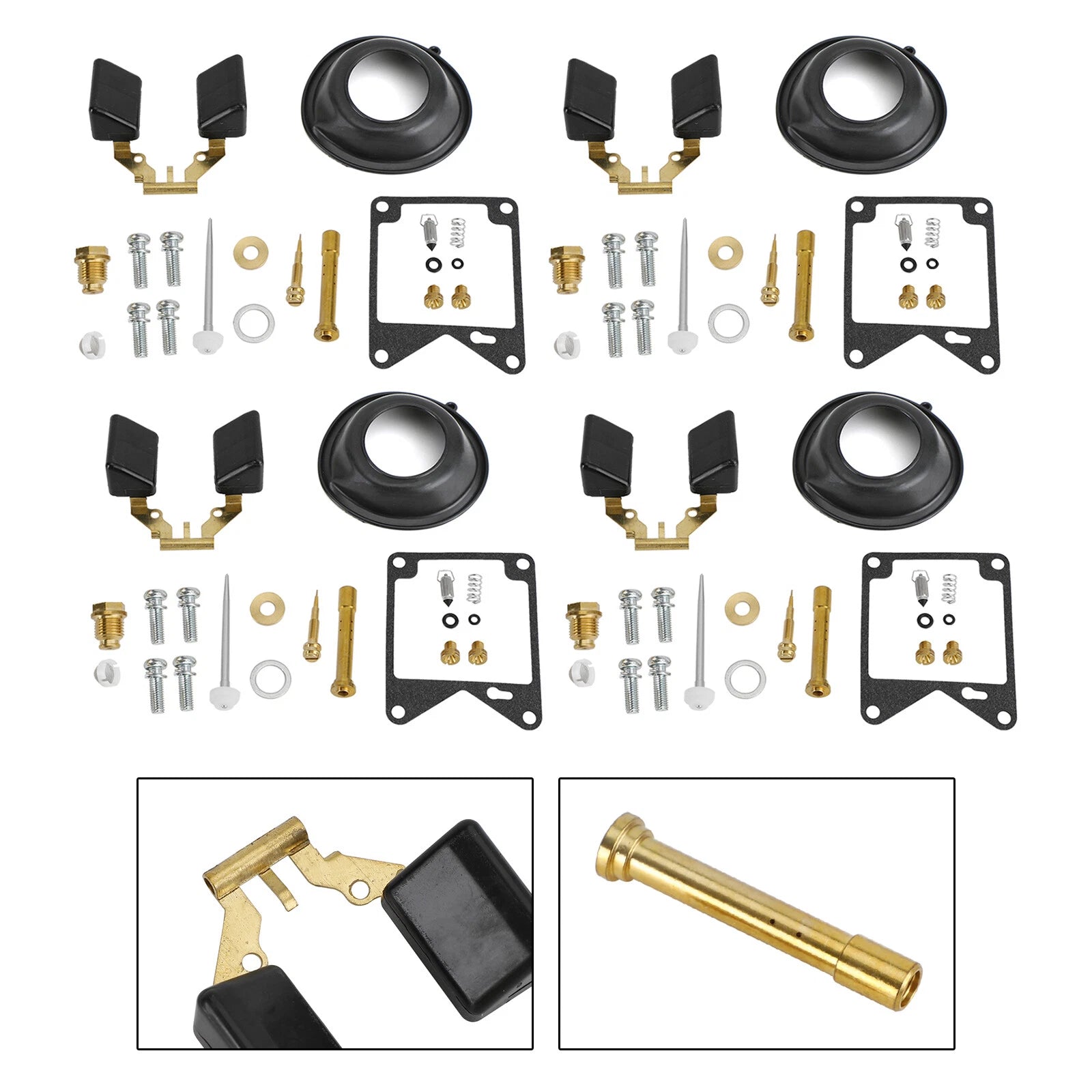 4X Carburetor Rebuild Repair Kit for Yamaha Virago 750 XV750 (1981–1983) T9