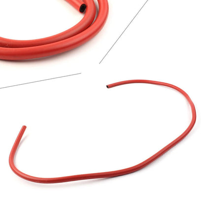 6mm Tube Hose Pipe for Motorcycle Dirt Pit Bike ATV (100cm) - Red