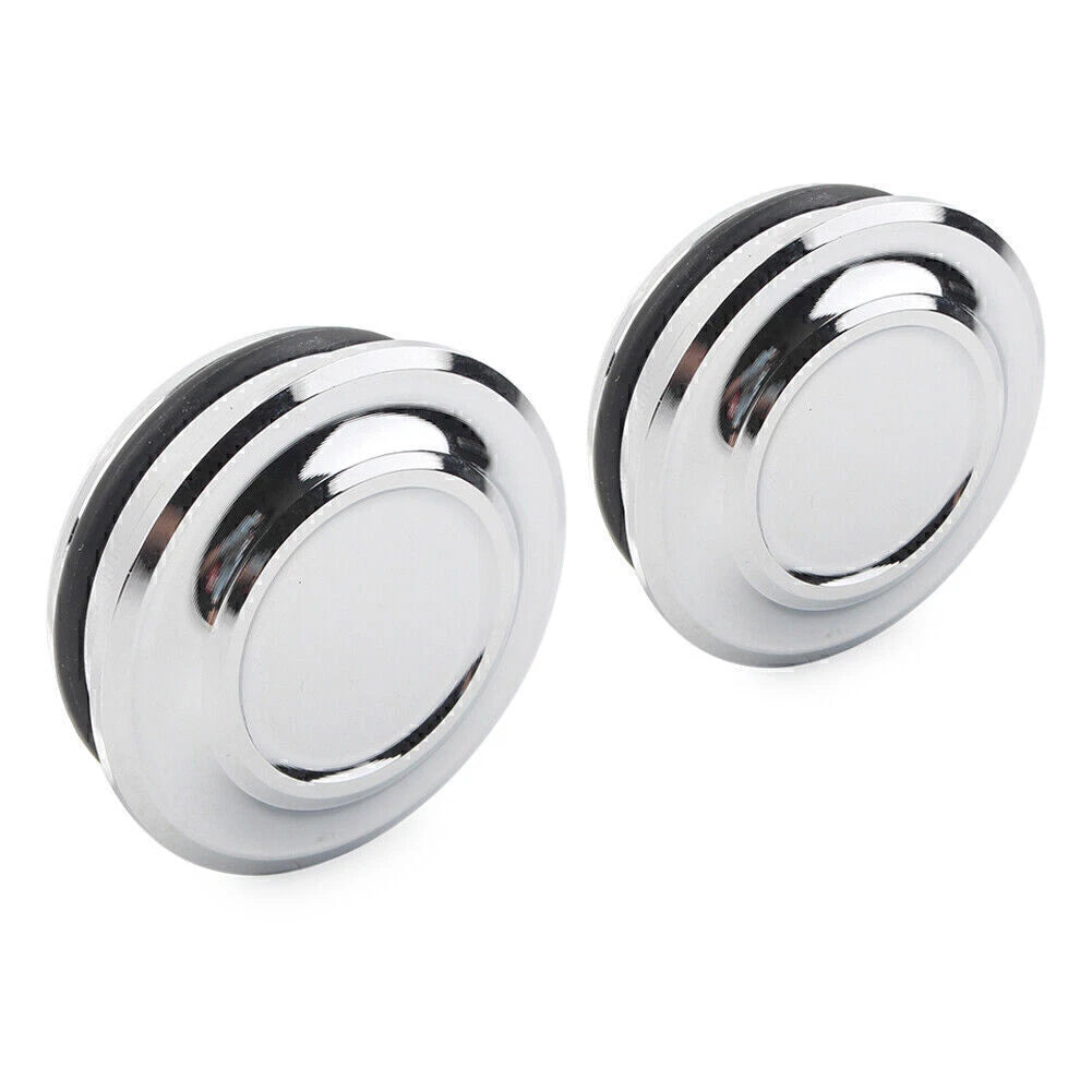2X Motorcycle Frame Hole Cover for Honda Rebel 500 CMX500 (2020–2021) Silver