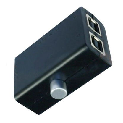 USB Sharing Switch Box Hub 2 Ports for PC Scanner Printer