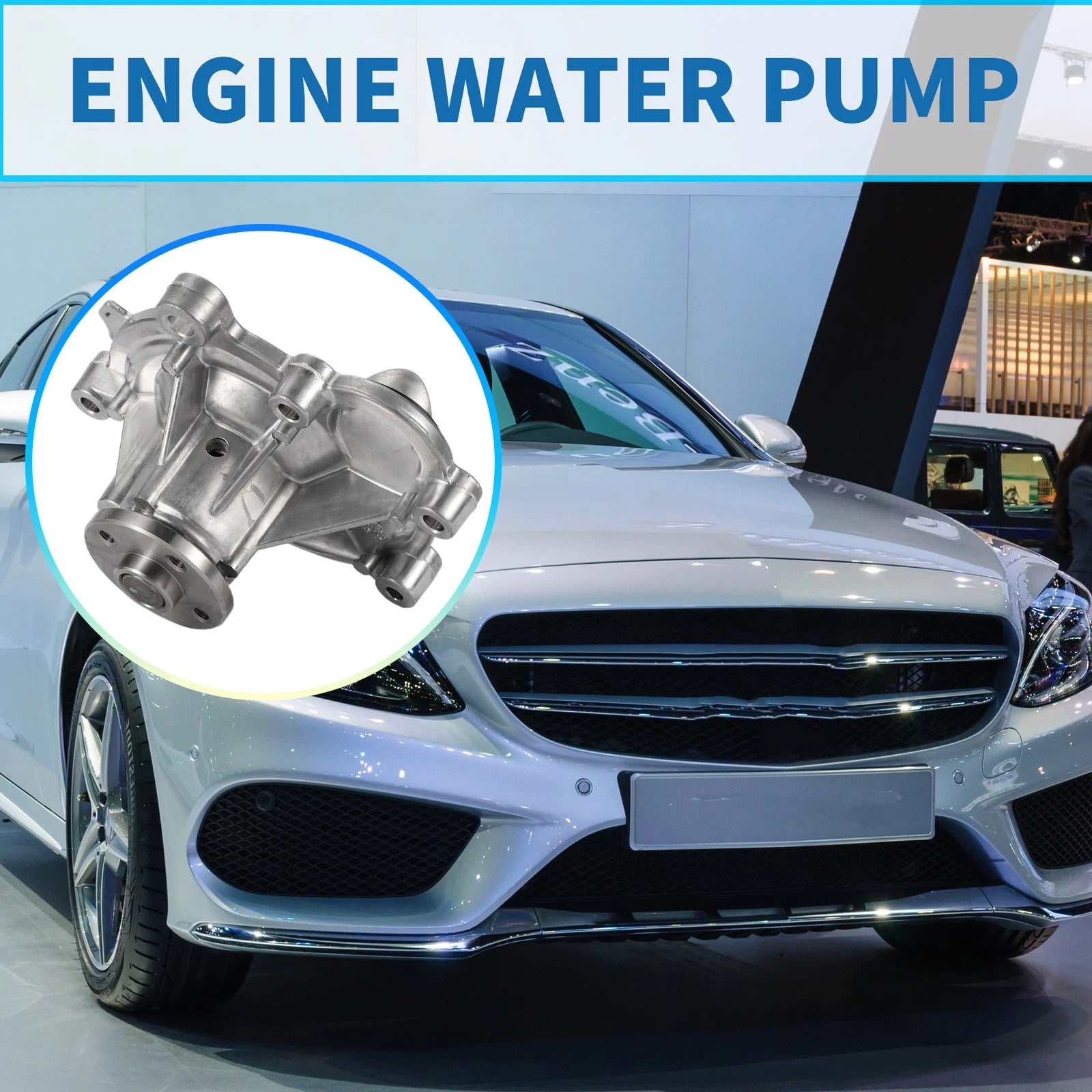 Water Pump Replacement for Mercedes-Benz C230 C250 (2003–2005)