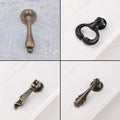 Set of 10 Antique Cupboard Pull Handles for Kitchen Cabinet (Fits )