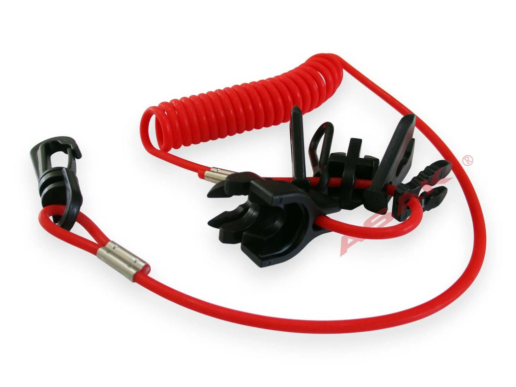 Outboard Boat Kill Stop Switch Safety Tether Lanyard for Universal (256-05193-00)