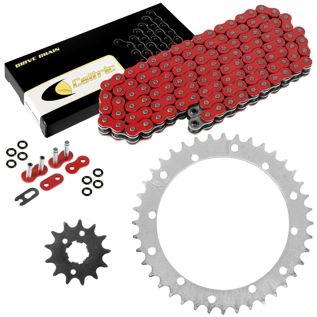 Drive Chain and Sprockets Kit Replacement for Yamaha Warrior 350 YFM350X (1989–2004)