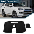 Dash Cover Mat for Mitsubishi Delica D5 Early Sun Protector Black Set (2007–2019)