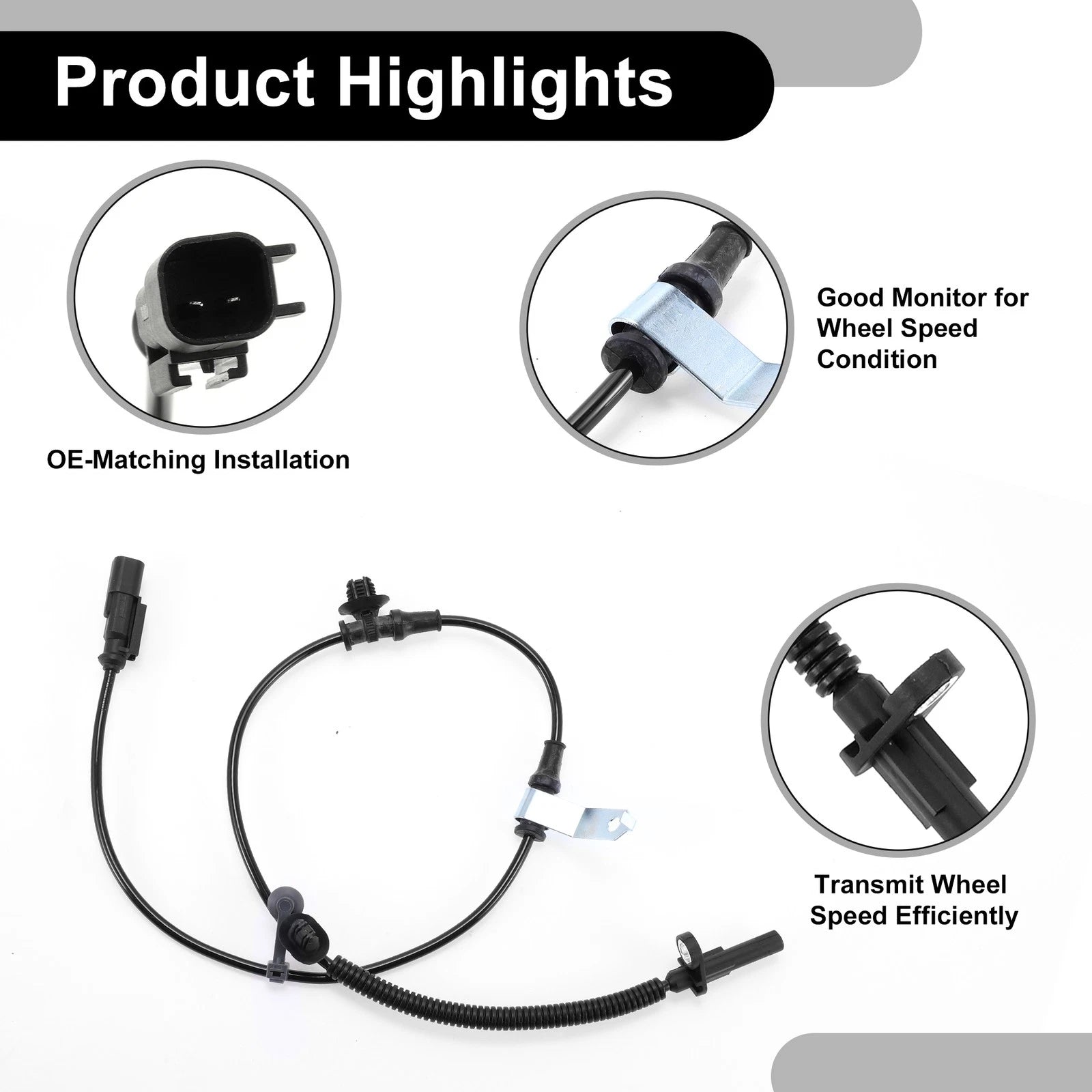 ABS Wheel Speed Sensor for Ford Mustang (2015–2023) FR3Z2C204A
