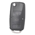 3-Buttons Remote Key Shell Fob Case for VW Jetta, Passat, Golf (Fits 2006–2021)