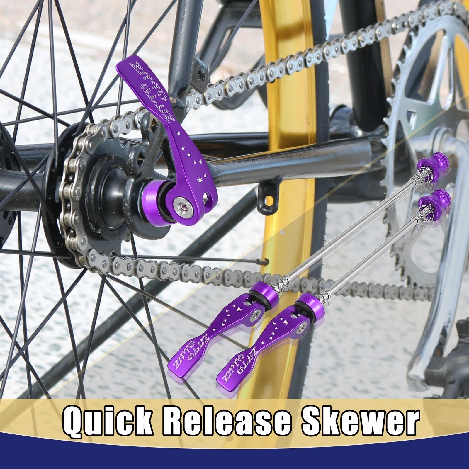 Front Quick Release Skewer Lever for Universal Bike Wheel (2000–2025)