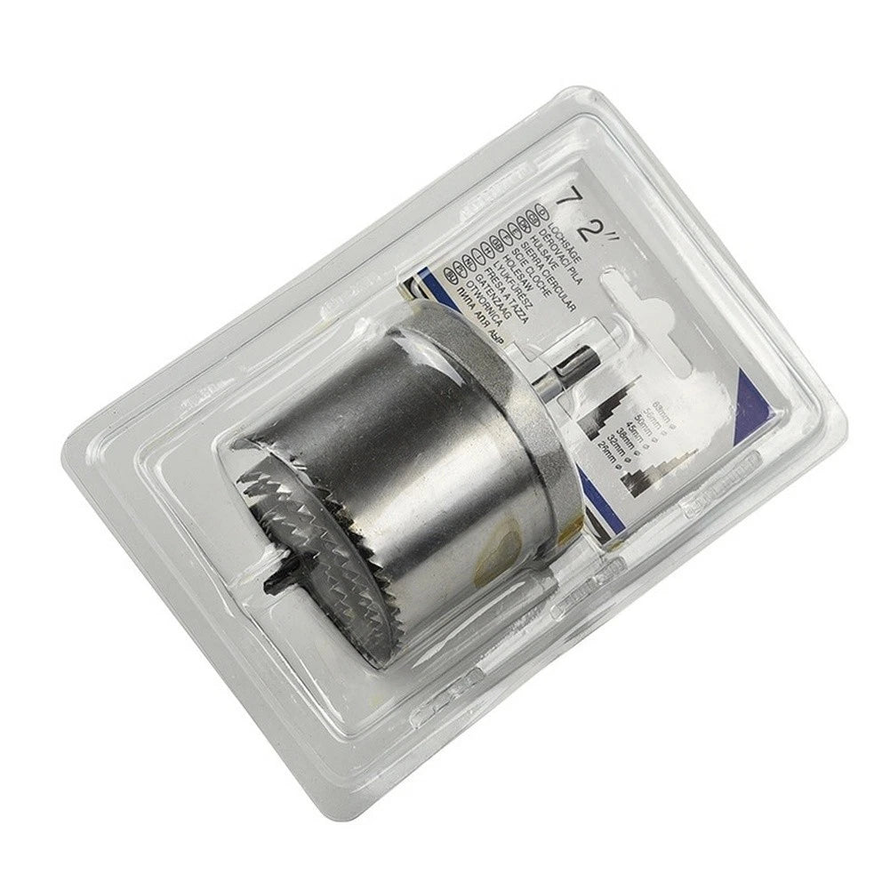 7 Piece Carbon Steel Hole Cutting Kit for Wood Plastic Drywall