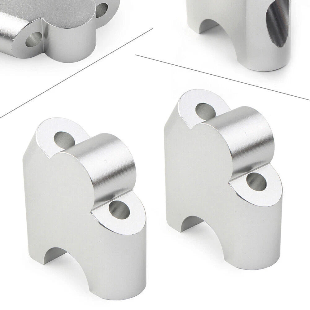 CNC Handlebar Bar Risers Mount Clamp Adapter for BMW F800R (2015–2017)
