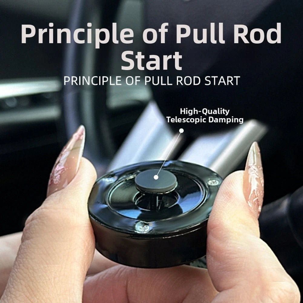 Carbon Fiber Finish Start Button Cover for Various Car Models