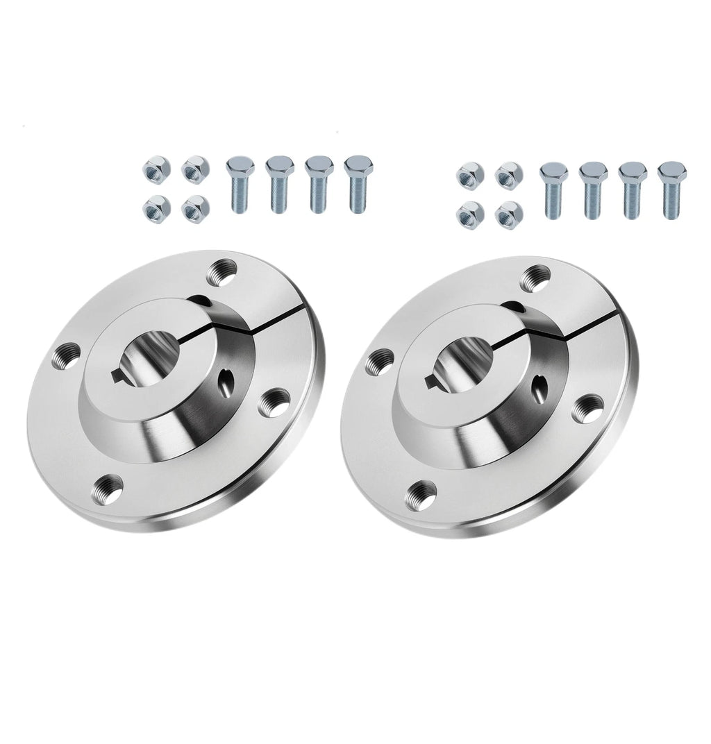 2 Rear Axle Aluminum Wheel Hubs for Go Kart Off Road Cart (1" Bore)