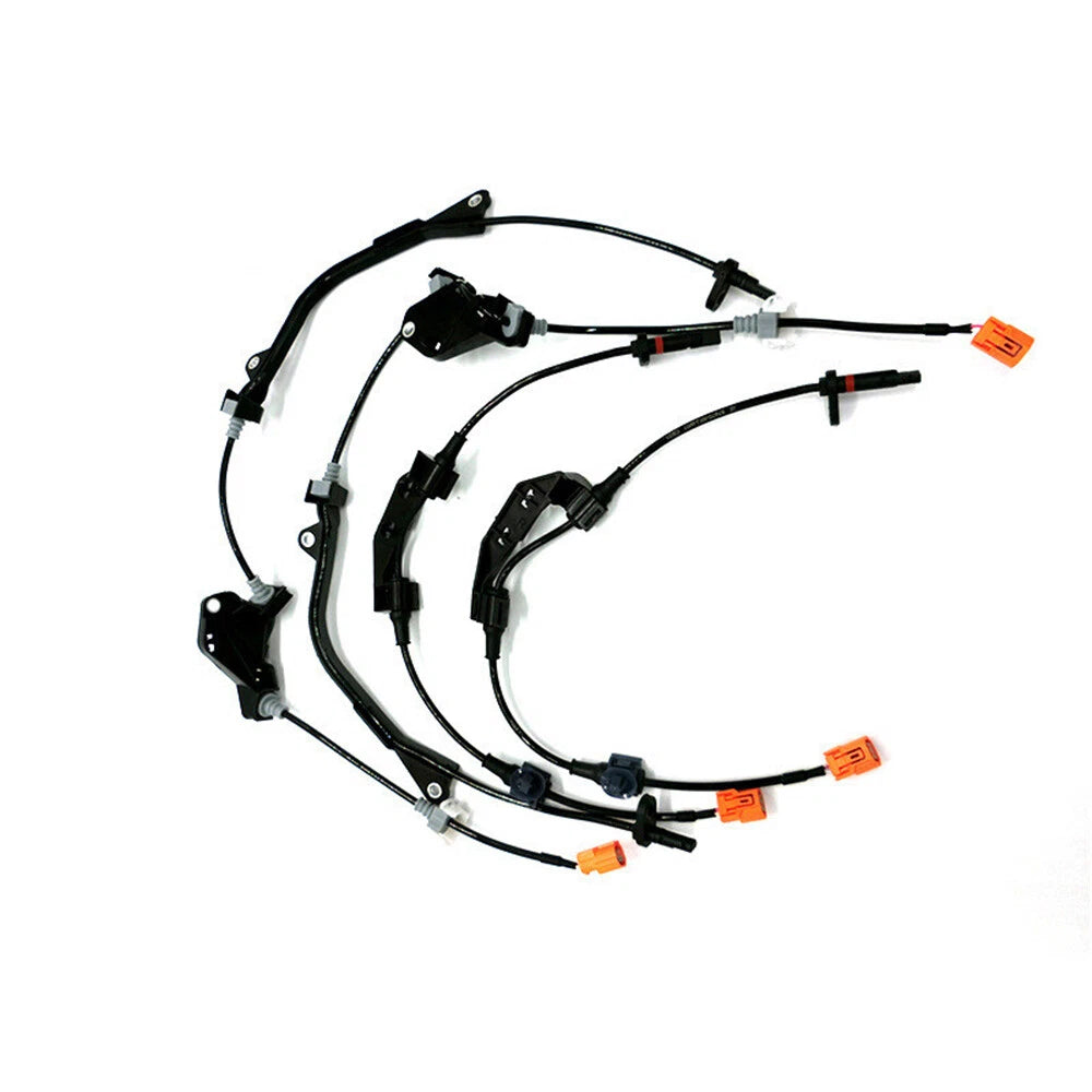 4Pcs New Front & Rear L+R ABS Wheel Speed Sensor Set For Honda Odyssey 2005-2008