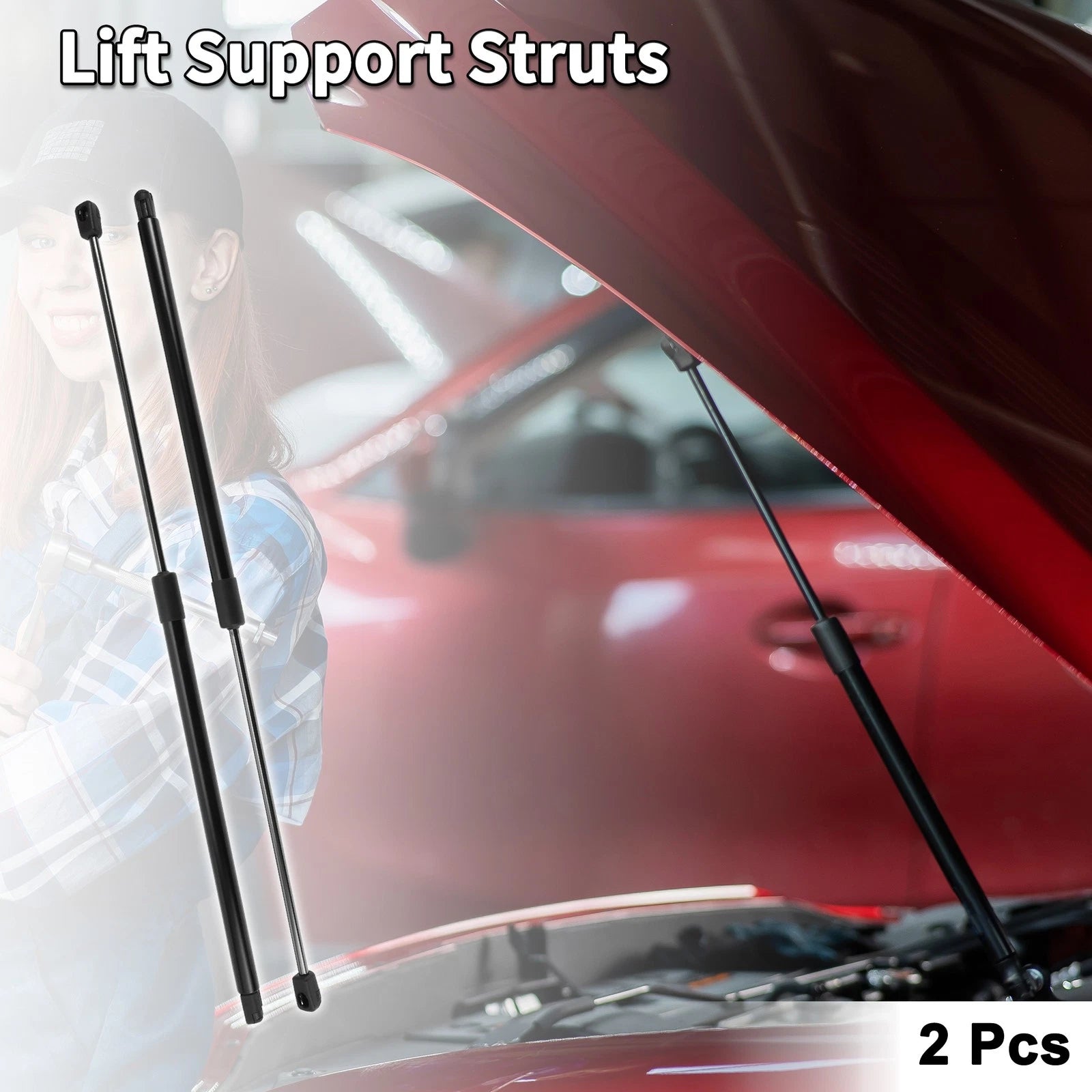 Front Hood Lift Supports Struts for Chevrolet HHR (2006–2011)
