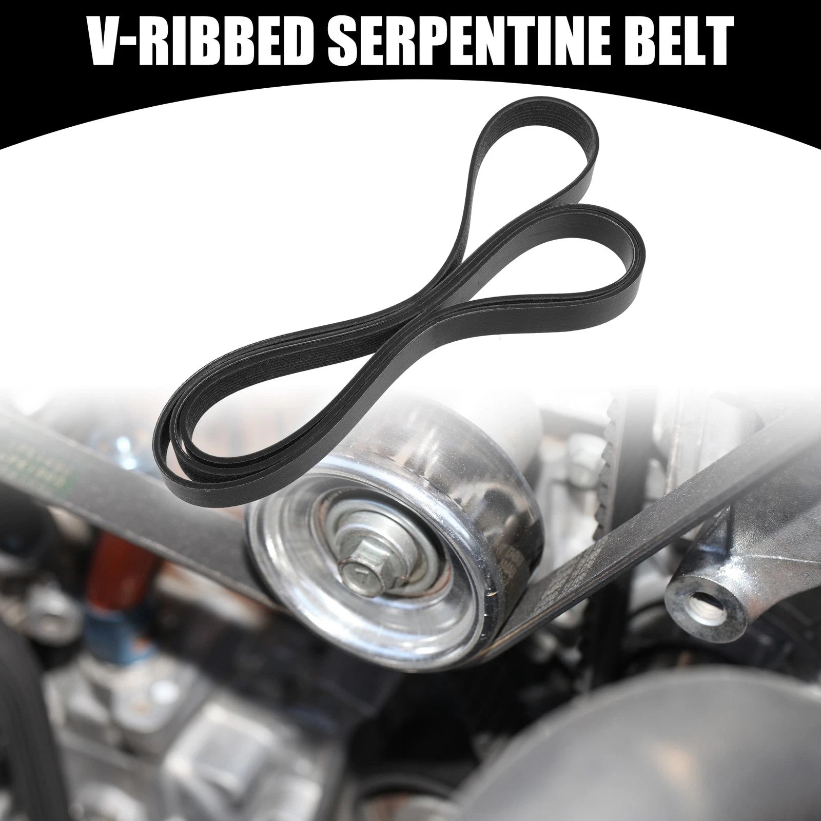 V-Ribbed Serpentine Belt Replacement for Toyota Sequoia (2008–2022)