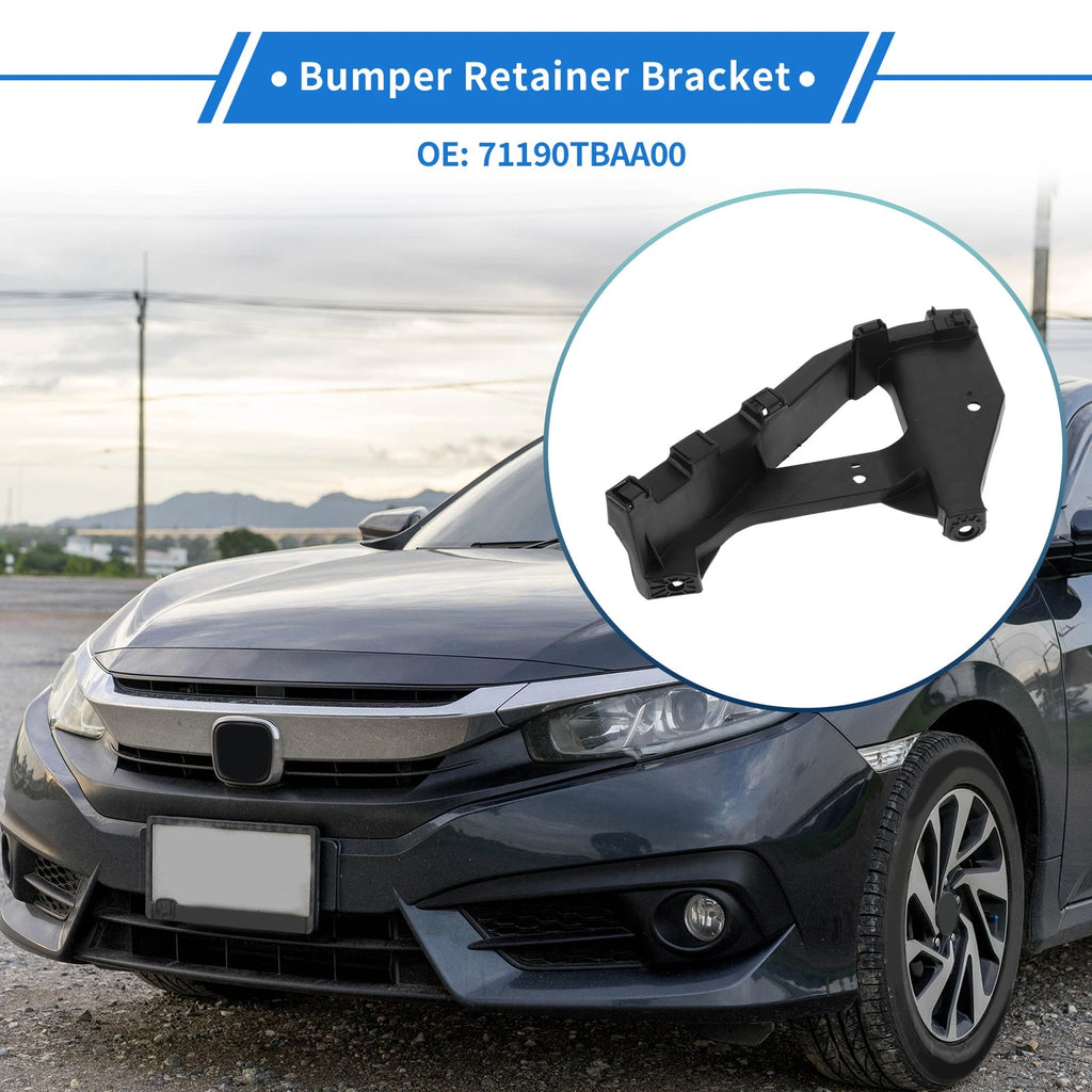 Front Left Bumper Retainer Bracket Replacement for Honda Civic (2016–2021)