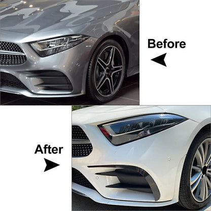 Front Bumper Lip Splitter Spoiler for Benz CLS-Class C257 (2018–2020)