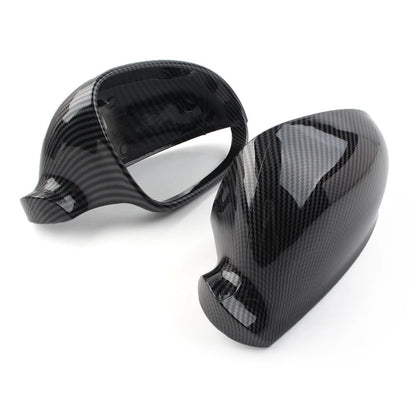 Rear View Mirror Cover Cap for VW Golf 5, EOS, Jetta, Passat (2003–2014) Carbon Fiber Look