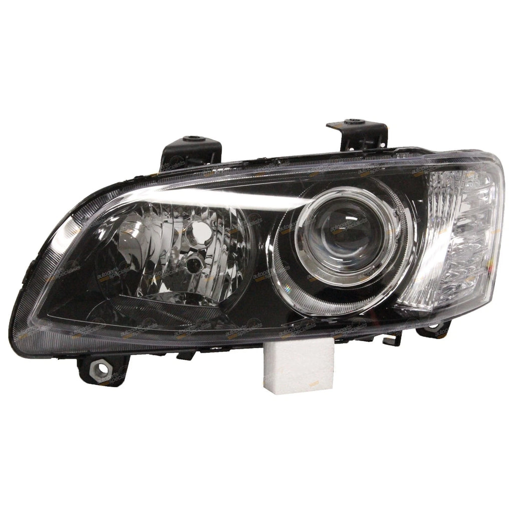 2X Black Projector Headlights for Holden Commodore VE Series 2 (2010–2013)