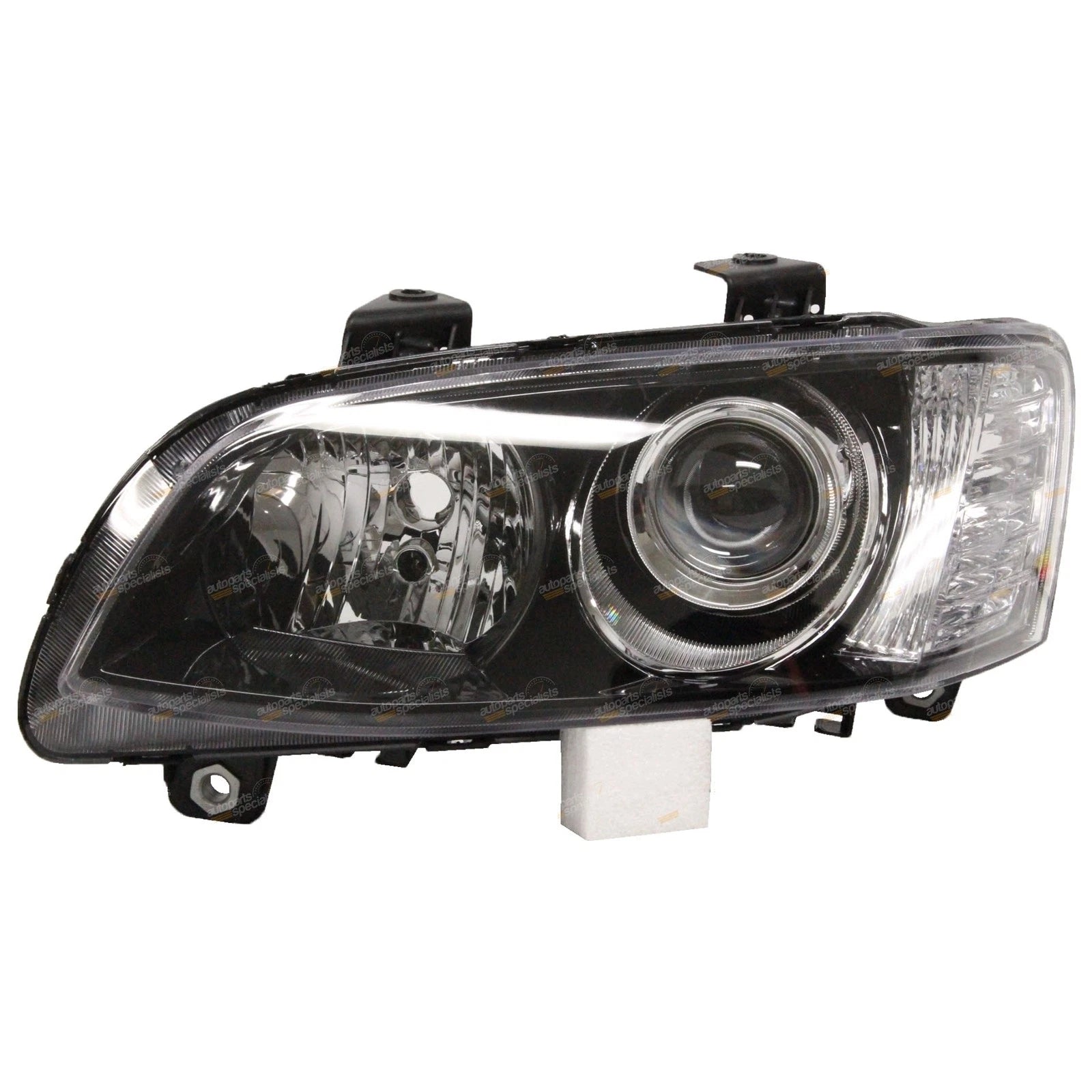2X Black Projector Headlights for Holden Commodore VE Series 2 (2010–2013)