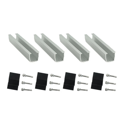 Bracket Rails Clamp for Photovoltaic Roof Solar Panel